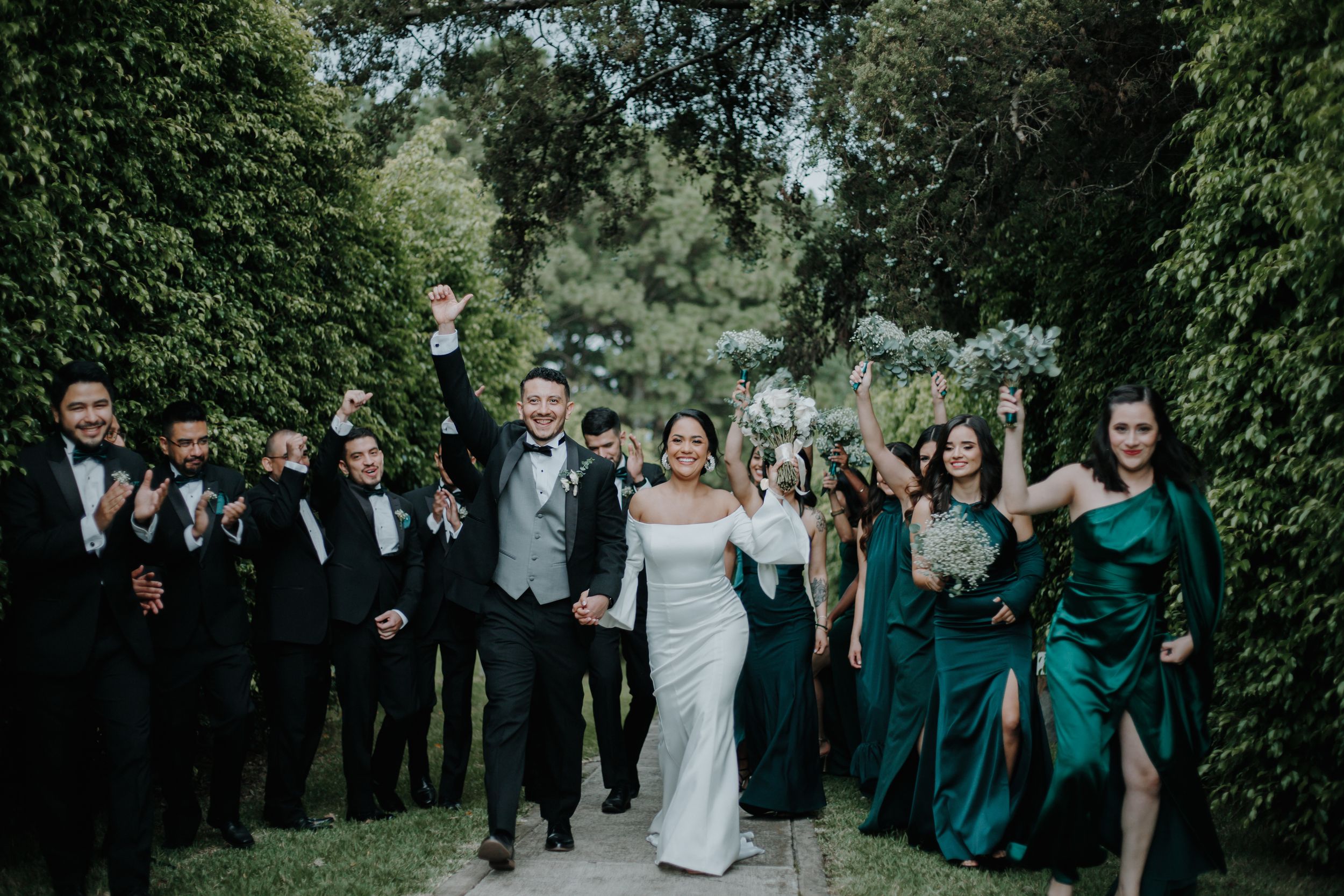 Momento emotivo de una boda